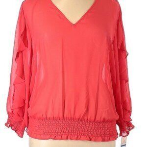 Nanette Lepore Ruffle Sleeve Blouse NWT.